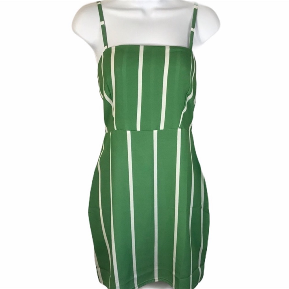 Nasty Gal square neck shift dress NWT